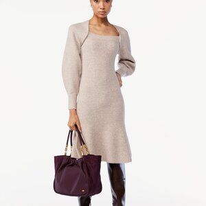 Scoop NYC Women's Square Neck Sweater Dress